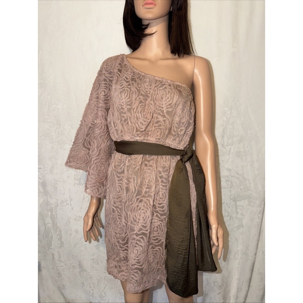 Judith March Dress One Shoulder Summer Party Dress Large Y2K‎